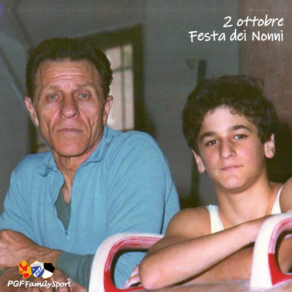 2 ottobre: festa dei nonni. In foto Orlando Polmonari in versione nonno, appoggiato al cavallo con il nipote.